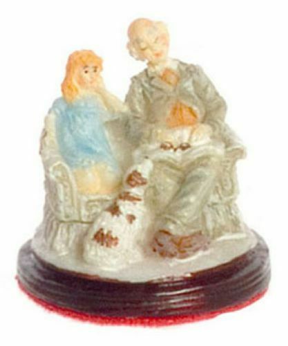 Dollhouse Miniature  Figurine "Reading" by Falcon Miniatures