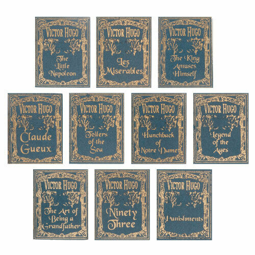 Victor Hugo Miniature Books Set of 10