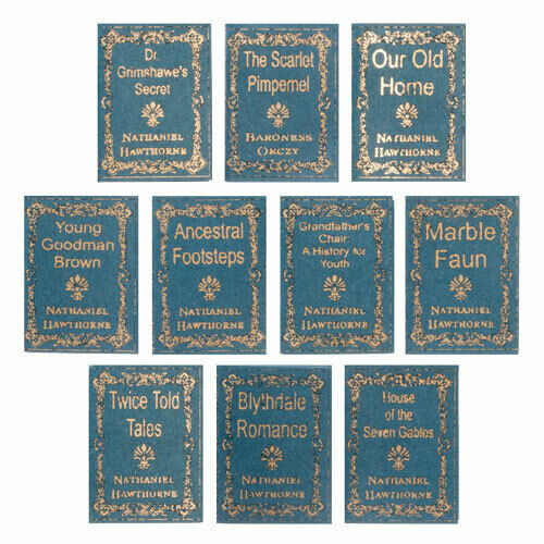 Nathaniel Hawthorne Miniature Books Set of 10