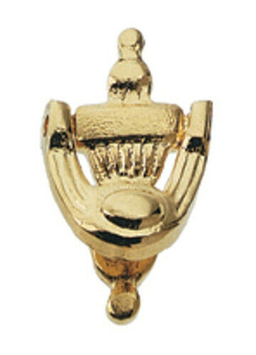 Dollhouse Miniature Gold-Plated Brass Door Knocker