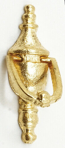 Dollhouse Miniature Working Door Knocker, Brass