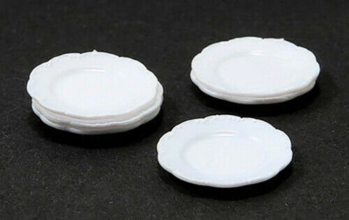 Dollhouse Miniature Salad Plates, Set of 12