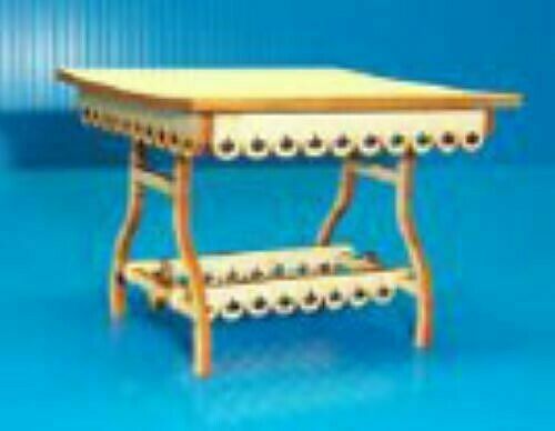 Dollhouse Miniature Display Table Kit for 1:144 Items