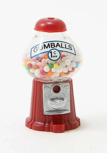 Dollhouse Miniature Counter-Top Gumball Machine by Chrysnbon
