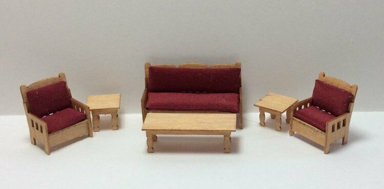 Quarter Inch Scale Country Style Living Room Furniture Kit