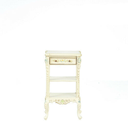 Dollhouse Miniature JBM Serving Cart in White