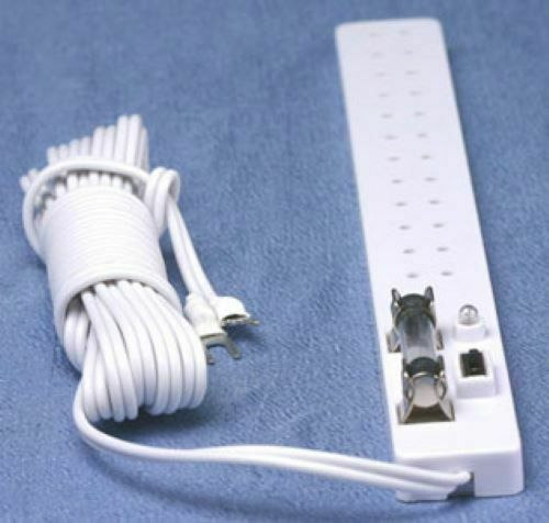 Dollhouse Miniature Power Strip with Switch and Fuse