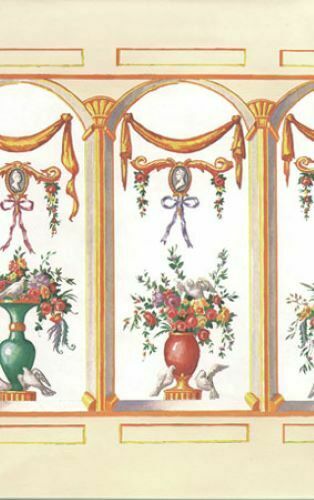 Wallpaper by Mini Graphics -French Bouquet, Ecru