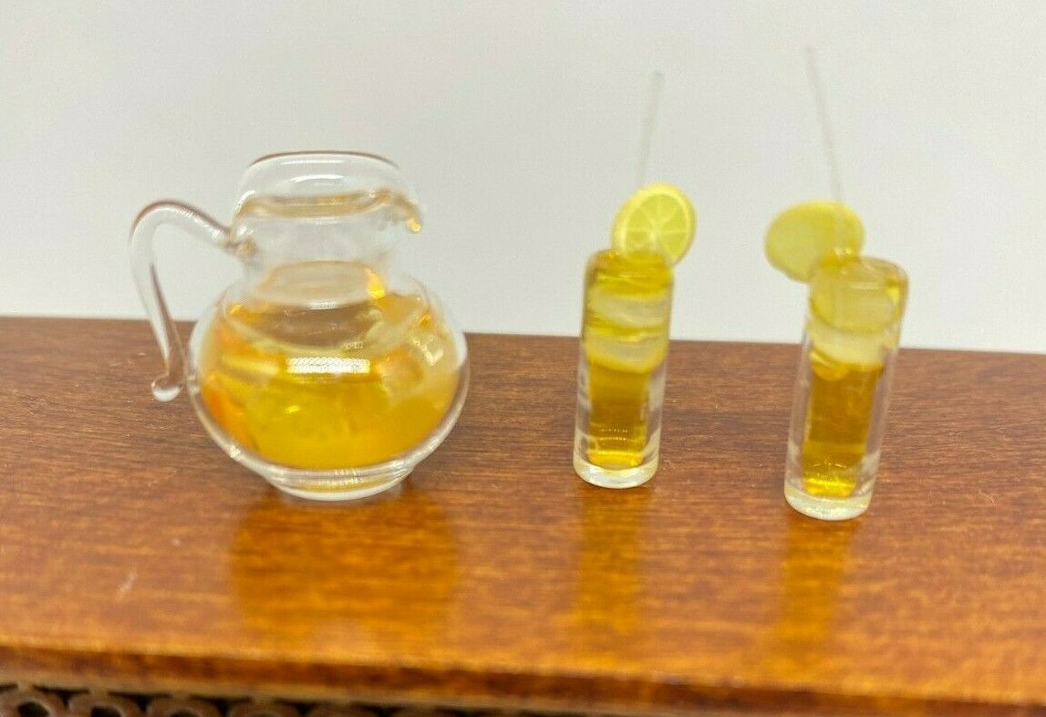 Dollhouse Miniature Iced Tea Set
