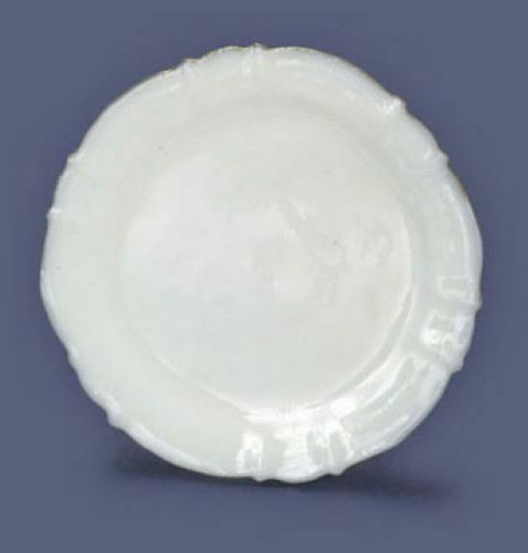 Dollhouse Miniature Round Tray with Gold, 3 Pieces
