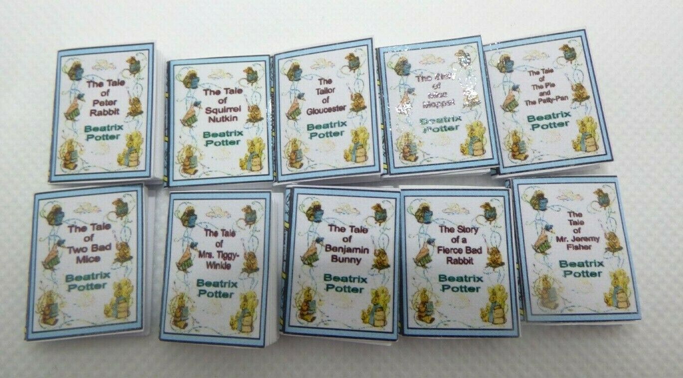 Beatrix Potter Miniature Books Set of 10