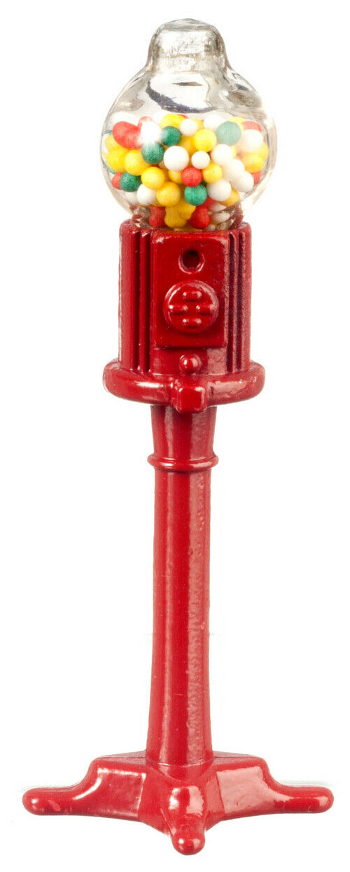 Dollhouse Miniature 3 Inch Floor Gumball Machine