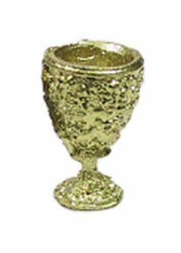 Dollhouse Miniature Ornate Gold Goblet