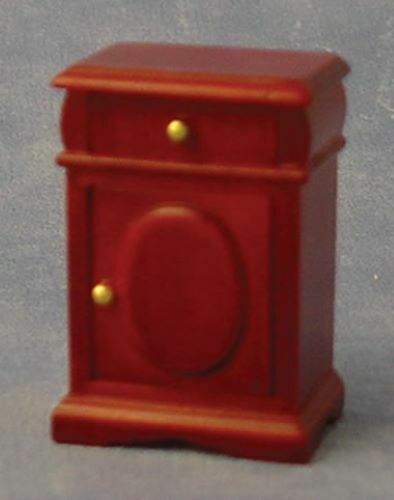 Dollhouse Miniature Mahogany Night Stand
