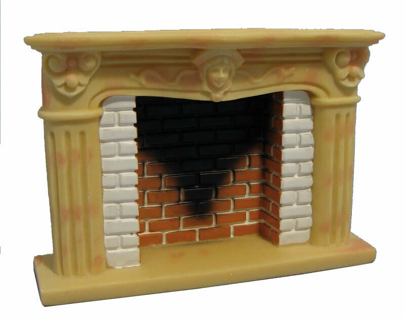 Dollhouse Miniature French Fireplace