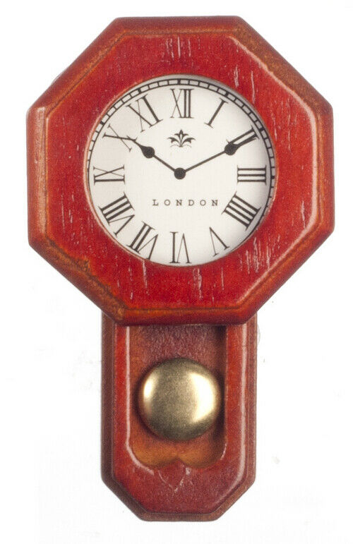 Dollhouse Miniature Antique Wall Clock
