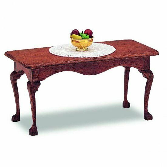 Mini Mundus Dollhouse Chippendale Sofa Table - Furniture Kit