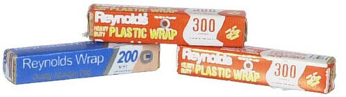 Dollhouse Miniature Kitchen Wrap Set of 3