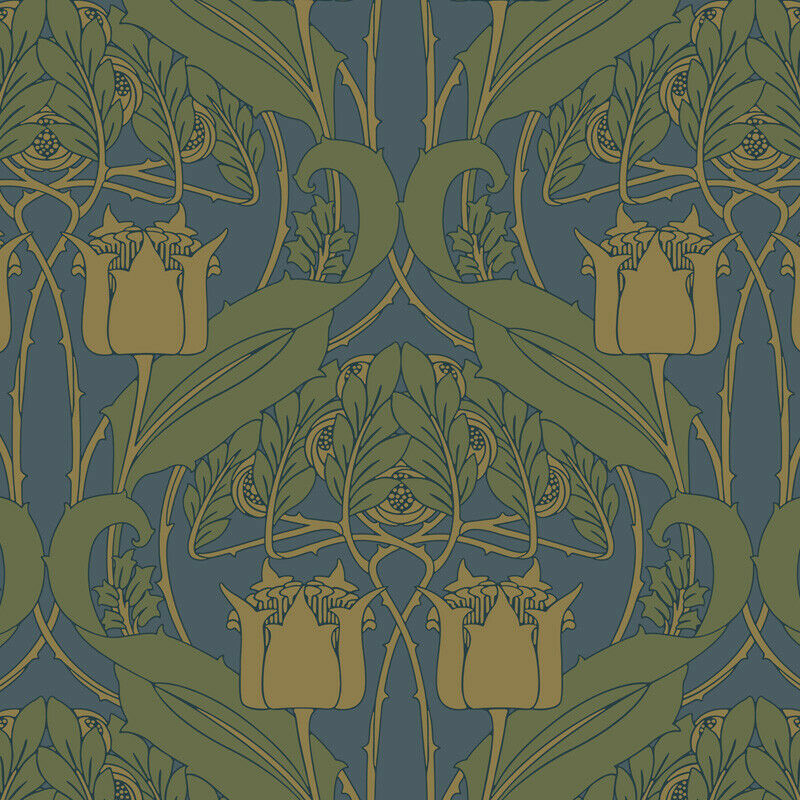 NEW PATTERN! Bradbury and Bradbury Dollhouse Wallpaper - Entwisle Juniper