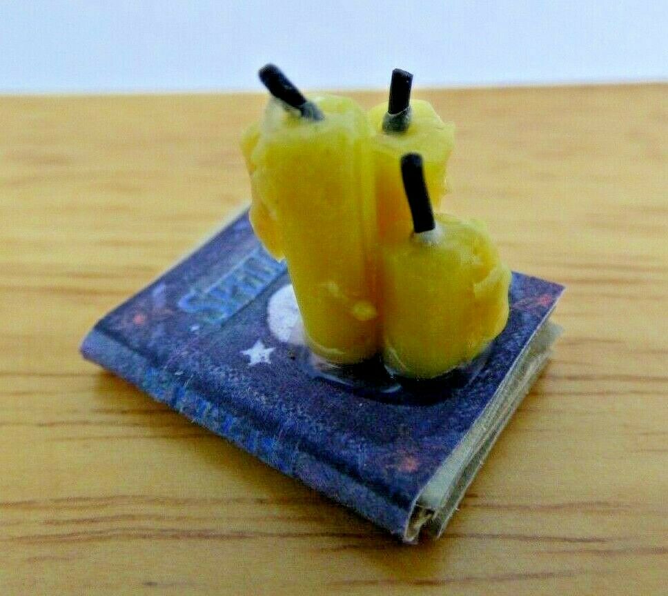 Miniature Spell Book with Candles