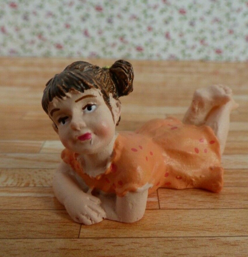 Dollhouse Miniature Young Girl Doll #2