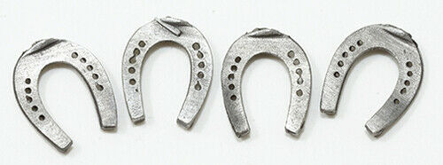Dollhouse Miniature Set of 4 Horseshoes by Sir Thomas Thumb