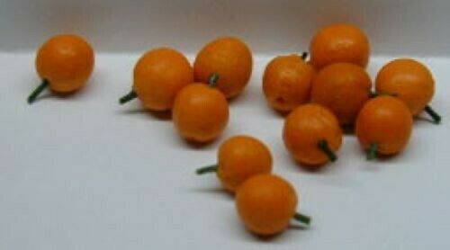 Dollhouse Miniature Set of 12 Oranges