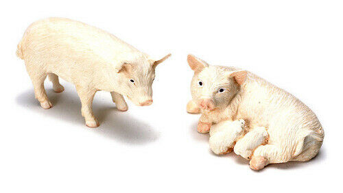 Dollhouse Miniature Pig Family