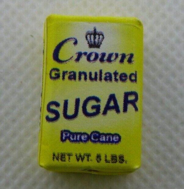 Dollhouse Miniature Crown Sugar - Handcrafted