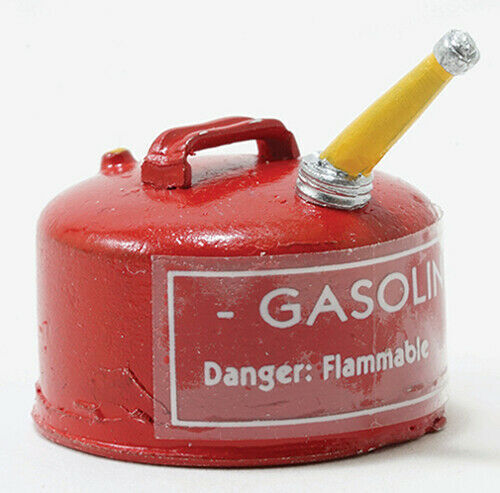 Dollhouse Miniature Red Gas Can by Sir Thomas Thumb