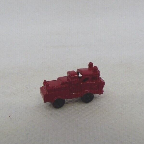 Dollhouse Miniature Toy Fire Truck, Red