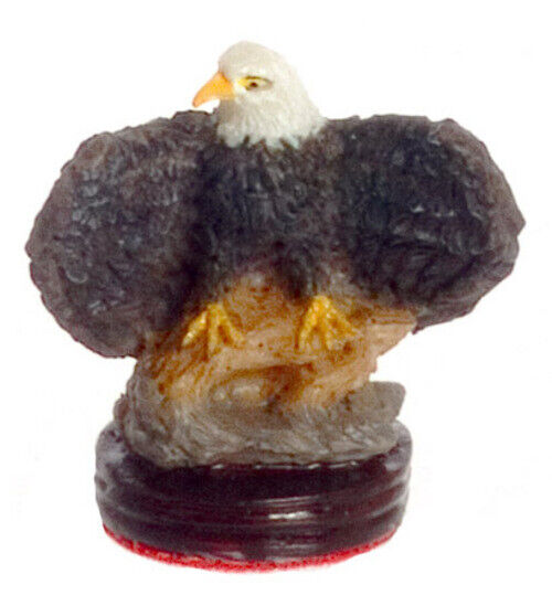 Dollhouse Miniature Eagle Figurine #2 by Falcon Miniatures