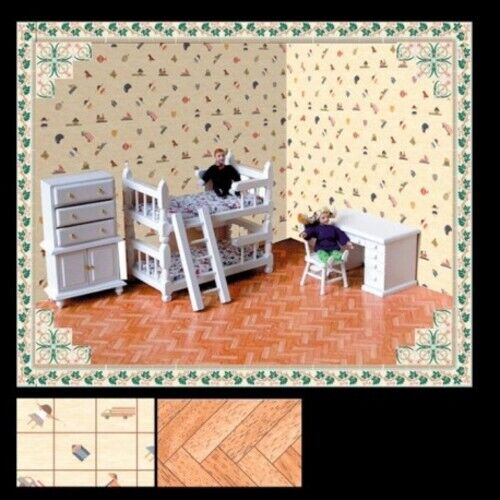 Wallpaper/Flooring Complete Room Decoration Kit #34459