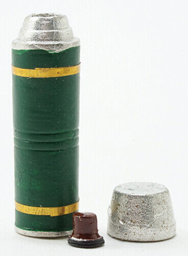 Dollhouse Miniature Green Thermos by Sir Thomas Thumb