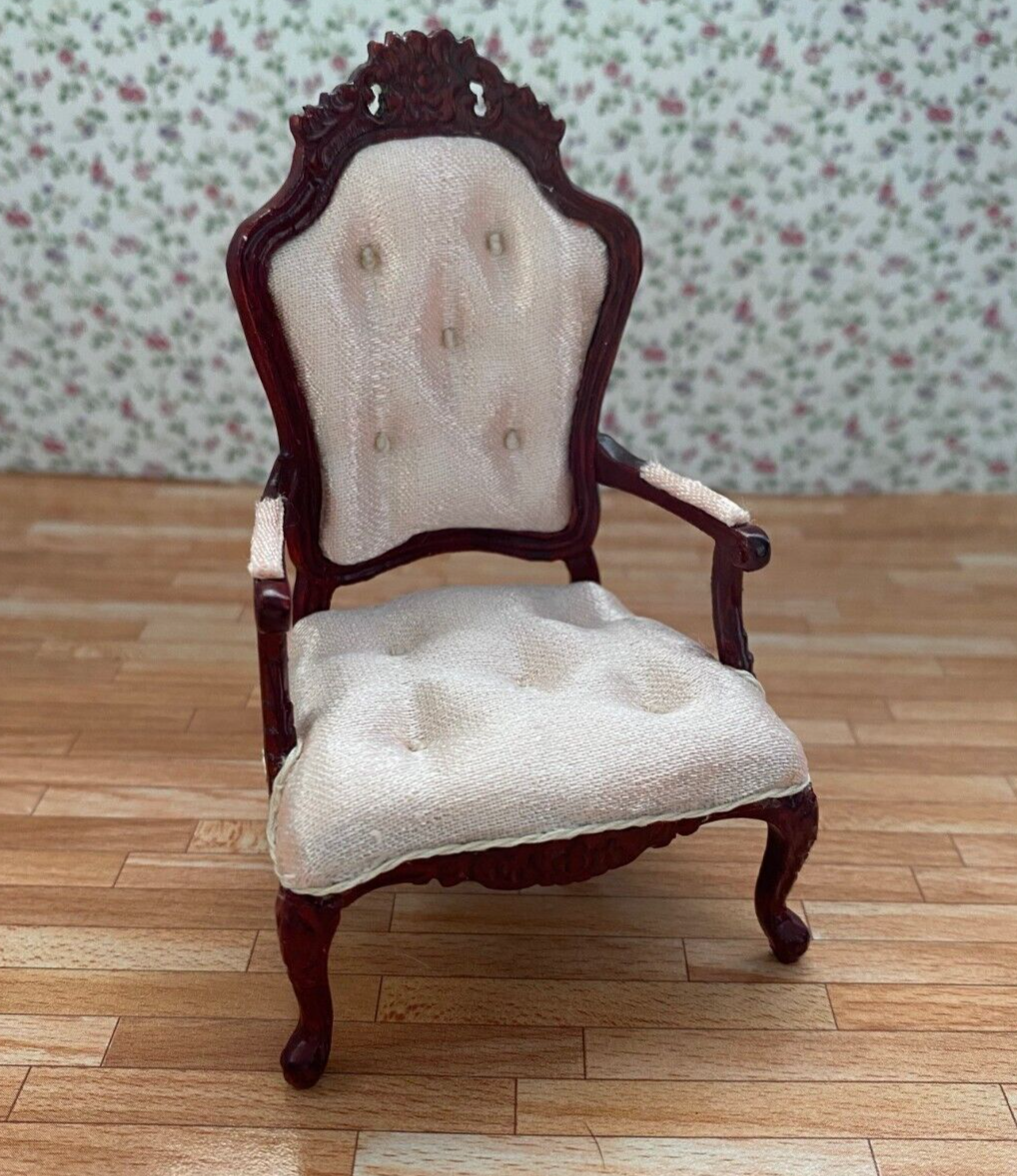 Dollhouse Miniature Rococo Armchair from the Platinum Collection