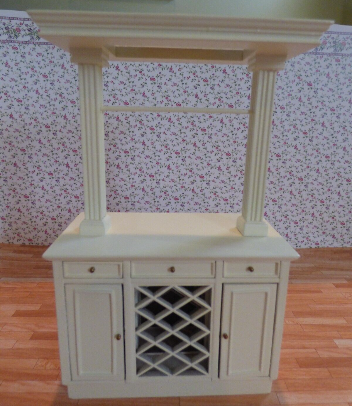Bespaq Dollhouse Miniature Provencial Kitchen Island