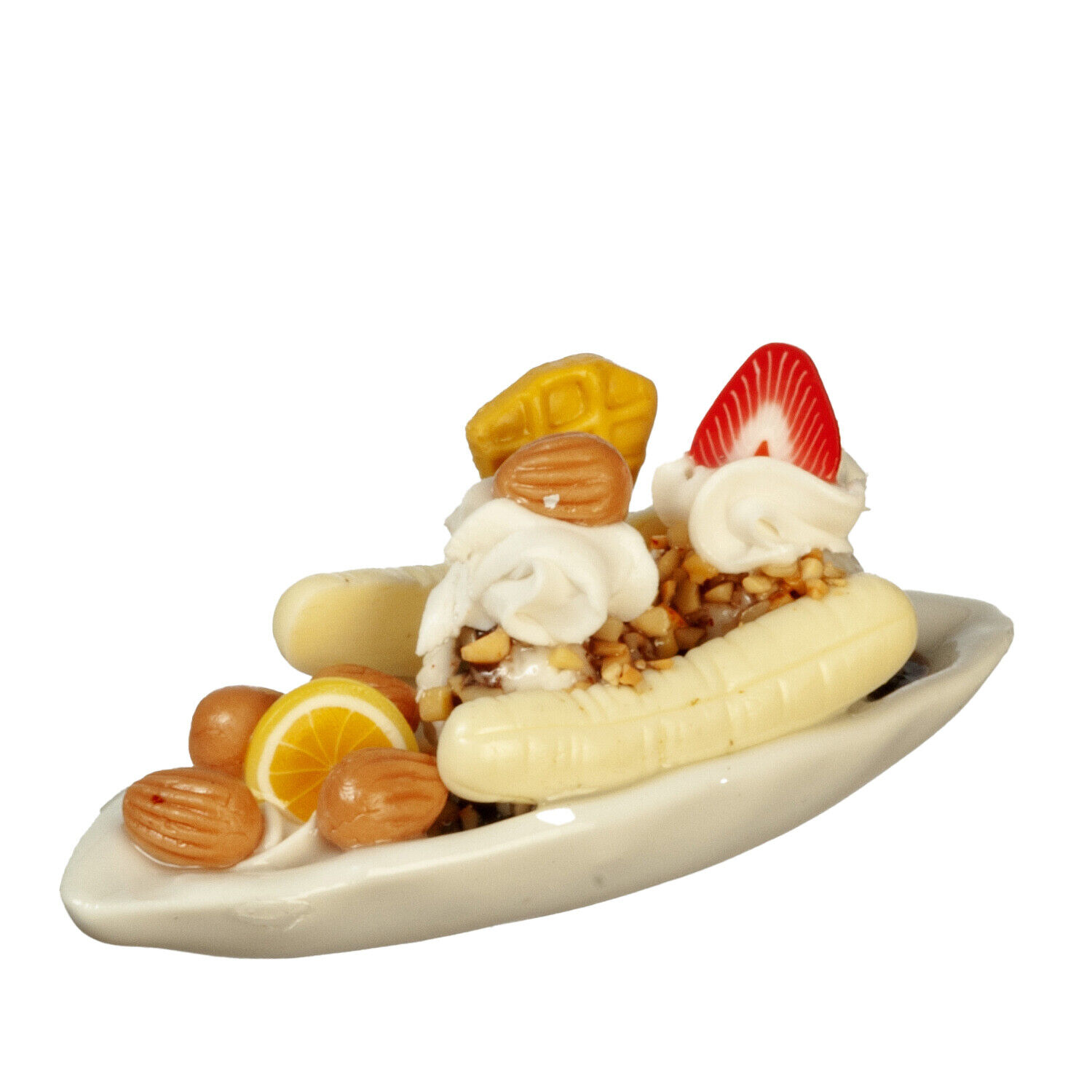 Dollhouse Miniature Banana Split #2