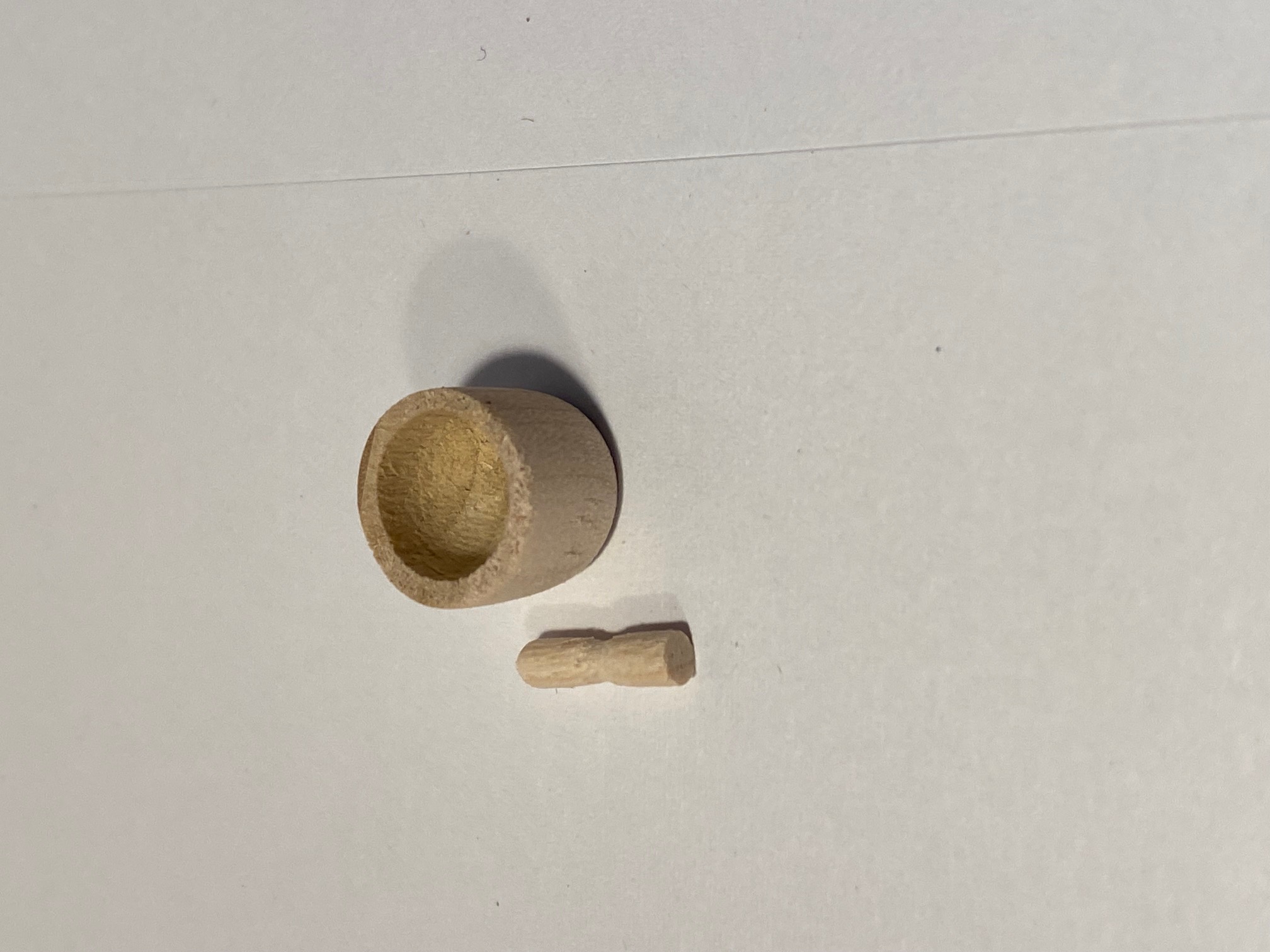 Dollhouse Miniature Small Mortar and Pestle by Sir Thomas Thumb
