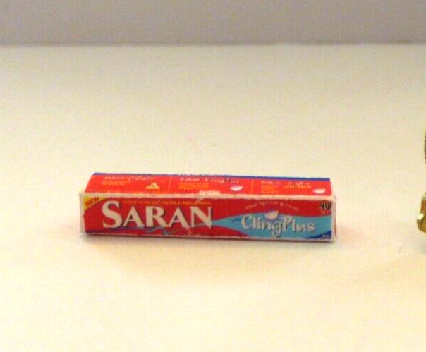 Dollhouse Miniature Saran Wrap - Handcrafted