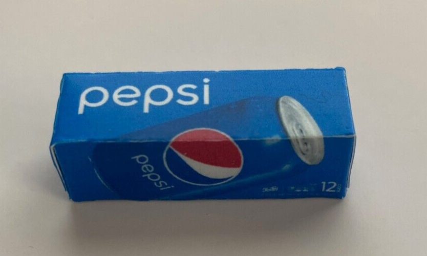 Dollhouse Miniature Pepsi Carton Handcrafted