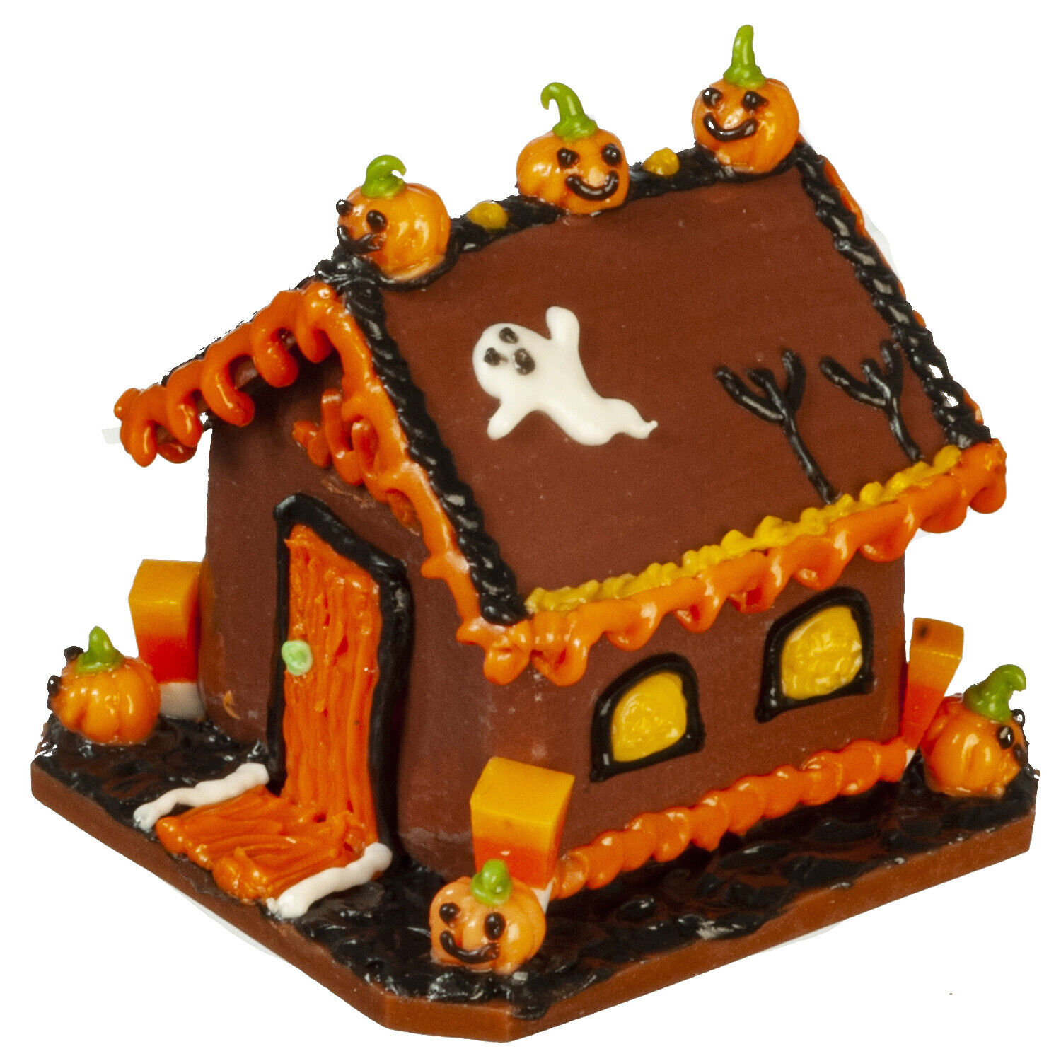 Dollhouse Miniature Halloween Gingerbread House #6255
