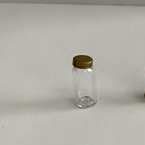 Dollhouse Miniature Small Glass Jar with Lid by Falcon Miniatures