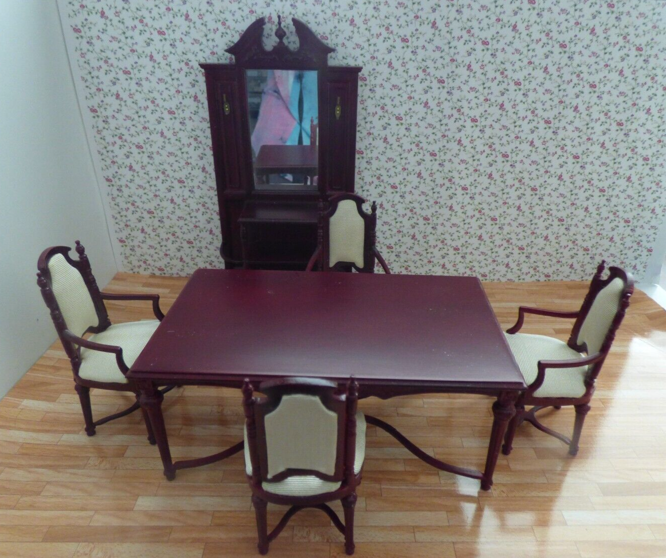 Beautiful 6-PIece Dining Set by Hansson - Dollhouse Miniature
