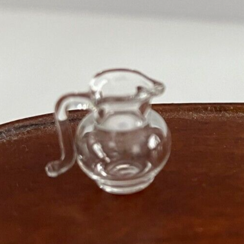 Dollhouse Miniature Small Glass Pitcher by Falcon Miniatures