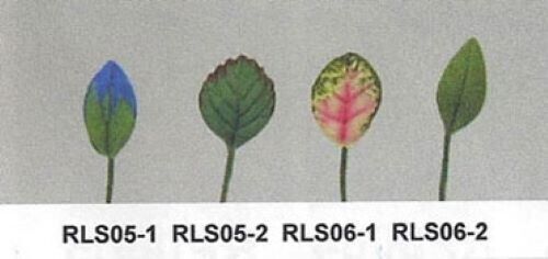Dollhouse Miniature Small Leaf Stems Set of 12