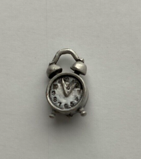 Dollhouse Miniature Alarm Clock with Bells