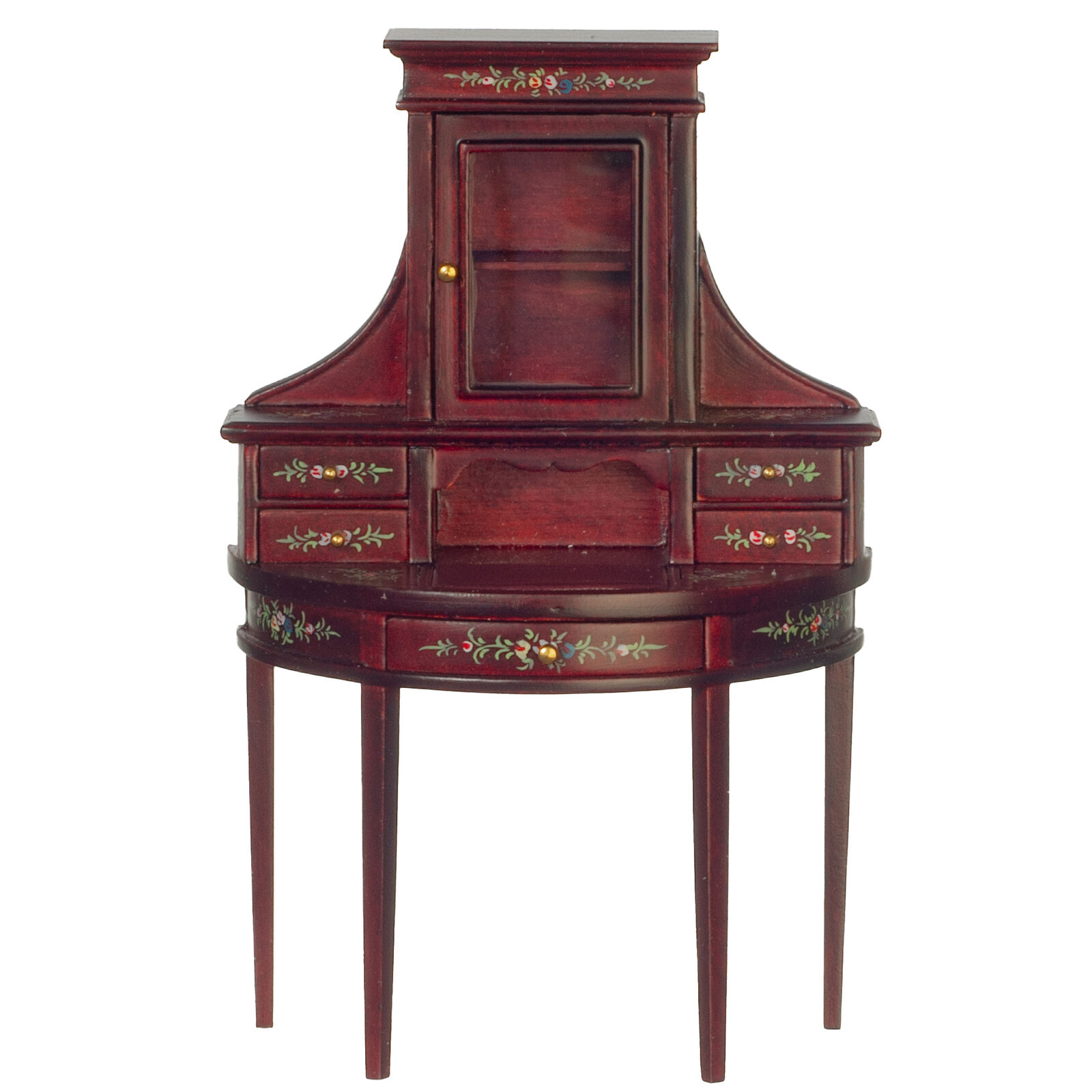 JBM - Dollhouse Miniature Vanity in Mahogany