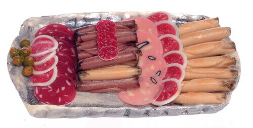 Dollhouse Miniature Assorted Meat Tray by Falcon Miniatures