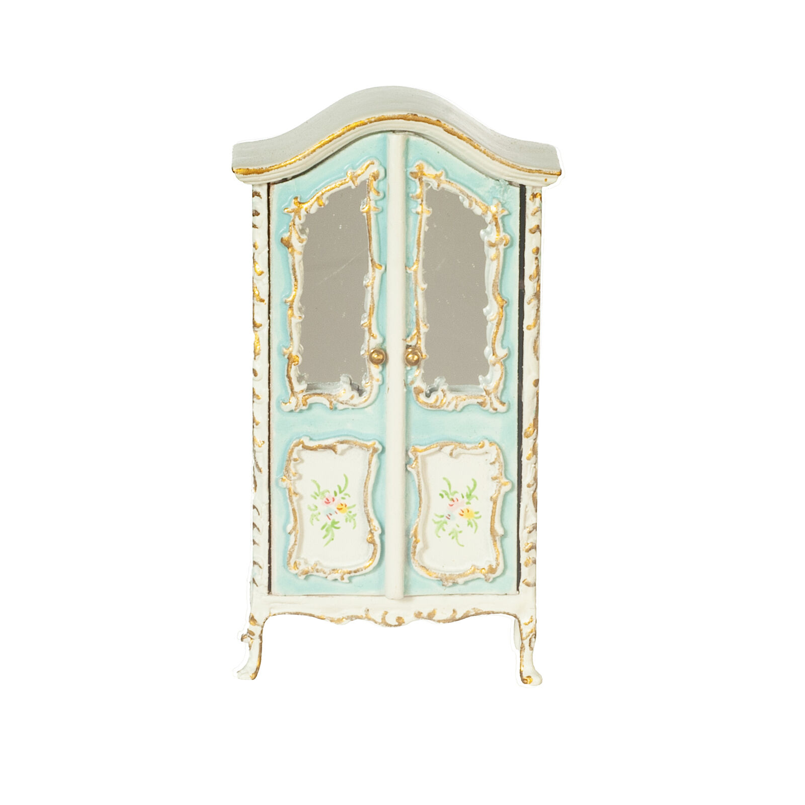 NEW From JBM Dollhouse Miniature Armoire in White - 1:24 Scale