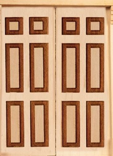 Dollhouse Miniature Double Doors by Alessio Miniatures